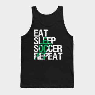 Eat Sleep Soccer Repeat Tank Top